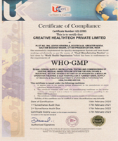 Certificate of Compliance - WHO